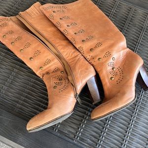 Reba Studded Boots, Size 7.5